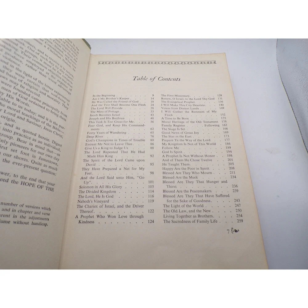Hope of Nation Family‎ Life Vintage 1952 Religious Book Good Will